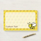Honingbee Cartoon Post-it® Notes (Op bureau)