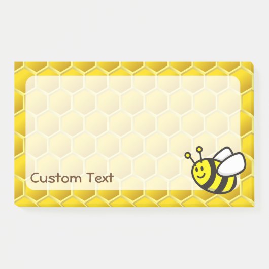 Honingbee Cartoon Post-it® Notes (Voorkant)