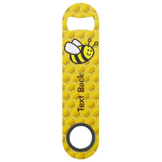 Honingbee Cartoon Speed Flessenopener (Achterkant)