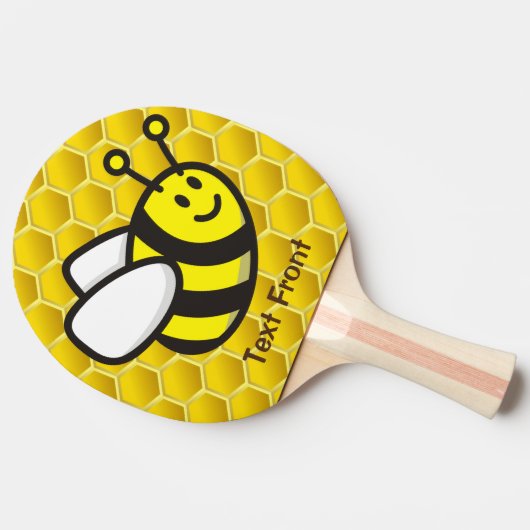 Honingbee Cartoon Tafeltennisbatje (Zijkant)