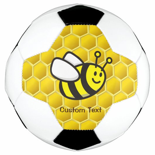 Honingbee Cartoon Voetbal (Voorkant)