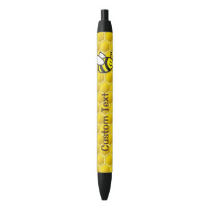 Honingbee Cartoon Zwarte Inkt Pen