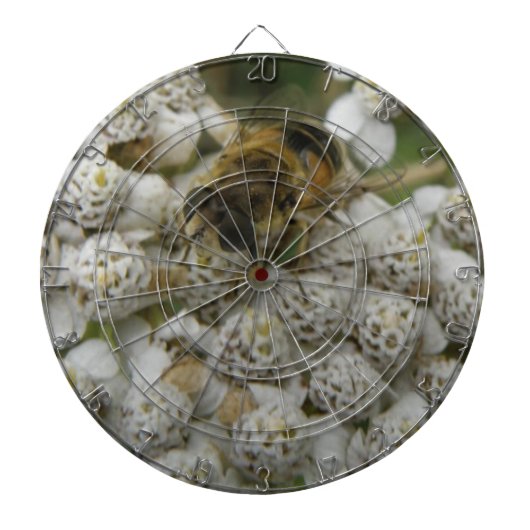 Honingbee en Flowers Dart Board Dartbord (Voorkant)