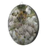 Honingbee en Flowers Dart Board Dartbord (Voorkant Rechts)