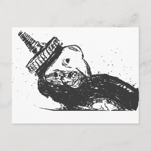 HoningBeer Briefkaart (Voorkant)