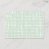 HoningBeer Diaper Raffle Enclosure Kaart (Achterkant)