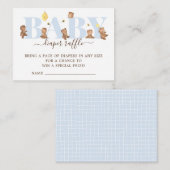 HoningBeer Diaper Raffle Enclosure Kaart (Voorkant / Achterkant)