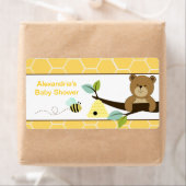 HoningBeer en bijen Sticker met grote waterflessen (Insitu)