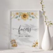 HoningBeer Favors Baby shower Poster
