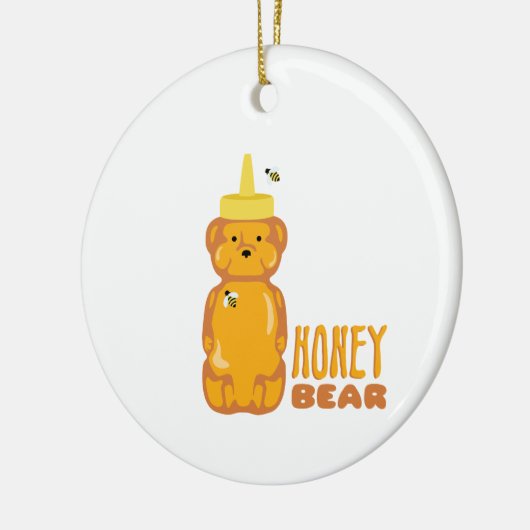 HoningBeer Keramisch Ornament (Links)