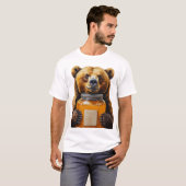 Honingbeer overhemd t-shirt (Voorkant volledig)