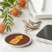 HoningBeer Sleutelhanger (Zijkant)