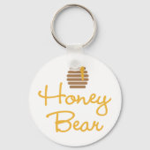 HoningBeer Sleutelhanger (Voorkant)