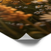 Honingbeer Weide Gloed Poster (Hoek)