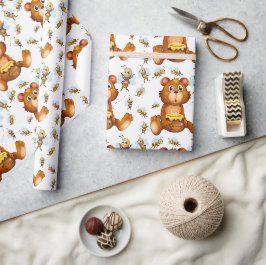 Honingberen Cadeaupapier