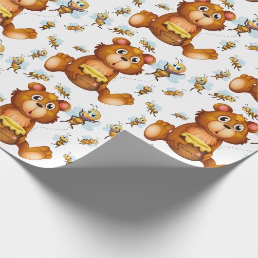 HoningBeren Cadeaupapier (Hoek)