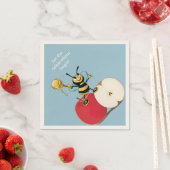 Honingbij appel Rosh HaShana Servet (Insitu)