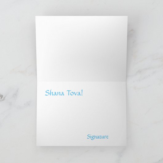 Honingbij Apple Rosh HaShana Feestdagen Kaart (Binnen)