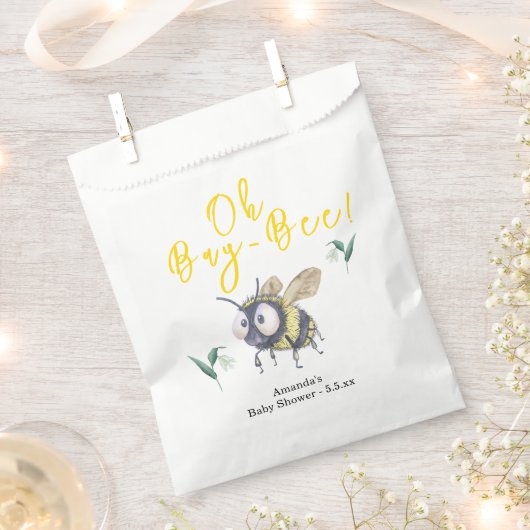 Honingbij Baby Borrel Bedankzakje (Geknipt)
