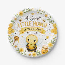 Honingbij Baby Shower Borden