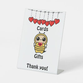 Honingbij Baby shower Kaarten & Geschenken Tafelbl Reclamebord Met Voetstuk