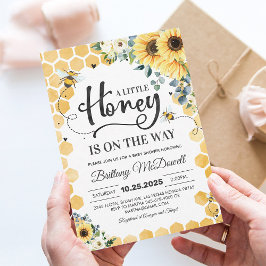 Honingbij Baby Shower Uitnodiging | Een Beetje Hon