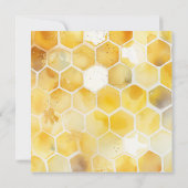 honingbij | Baby shower van bijen Kaart (Achterkant)