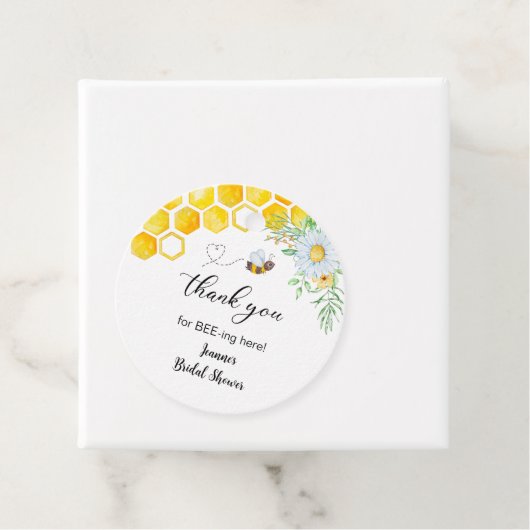 Honingbij Bedankt voor het Bij-zijn Bedankjes Labels (In situ)