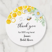 Honingbij Bedankt voor het Bij-zijn Bedankjes Labels (Voorkant)