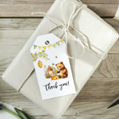 Honingbij Beer Baby Shower Bedankt Cadeaulabel