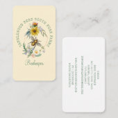 honingbij bijenbijenhouder Visitekaartje (Voorkant / Achterkant)