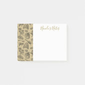 Honingbij Bijenkorf Gouden Geel Chic Post-it® Notes (Voorkant)