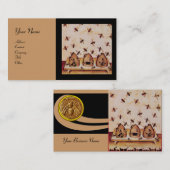 HONINGBIJ ,BIJENTEELT, APIARIST VISITEKAARTJE (Voorkant / Achterkant)