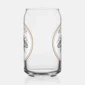 Honingbij Blikvorm Glas (Rechts)