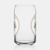 Honingbij Blikvorm Glas (Links)