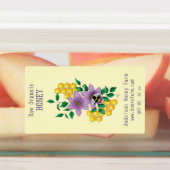 Honingbij Boerderij gele lavendel Labels (Aangebracht)