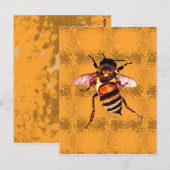 Honingbij Briefkaart (Voorkant / Achterkant)