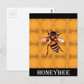 Honingbij Briefkaart (Voorkant / Achterkant)