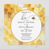 honingbij | Bruid om Vrijgezellenfeest te zijn Kaart (Voorkant / Achterkant)