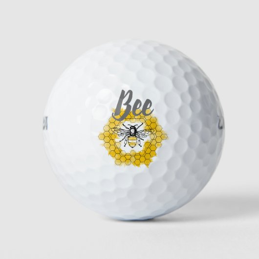 Honingbij Bumblebee trendy zomer en lente Golfballen (Voorkant)
