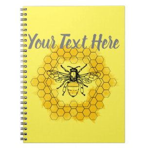Honingbij Bumblebee trendy zomer en lente Notitieboek