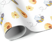 Honingbij Cadeaupapier (Rol Hoek)
