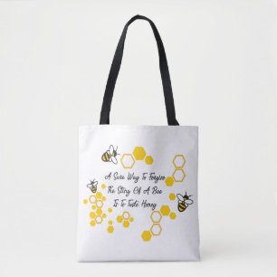 honingbij-Canvas tas