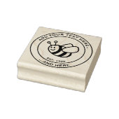 Honingbij Cartoon Rubberstempel (Stempel)