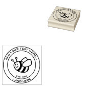 Honingbij Cartoon Rubberstempel (Gestempeld)