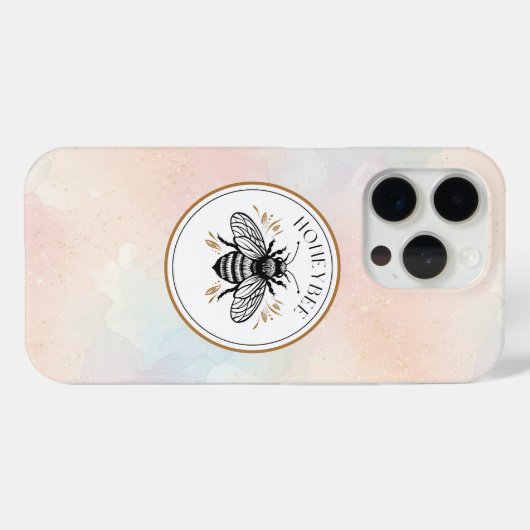 Honingbij Case-Mate iPhone Case (Achterkant (horizontaal))