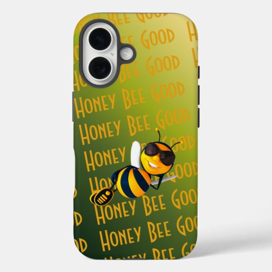 Honingbij Dankbaar Grafisch Met Attitude Case-Mate iPhone Case (Achterkant)