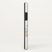 Honingbij en bloemen aangepaste naam Case-Mate iPhone case (Achterkant / rechts)