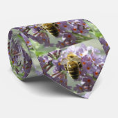 Honingbij en Buddleia Bloemen Das (Opgerold)