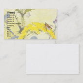 Honingbij en Goldenrod Visitekaartje (Voorkant / Achterkant)